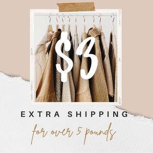 $3 Extra Shipping Label